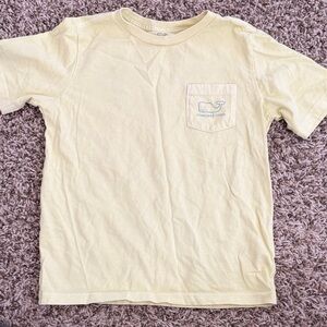 Vineyard Vines Kids Light Yellow Tee